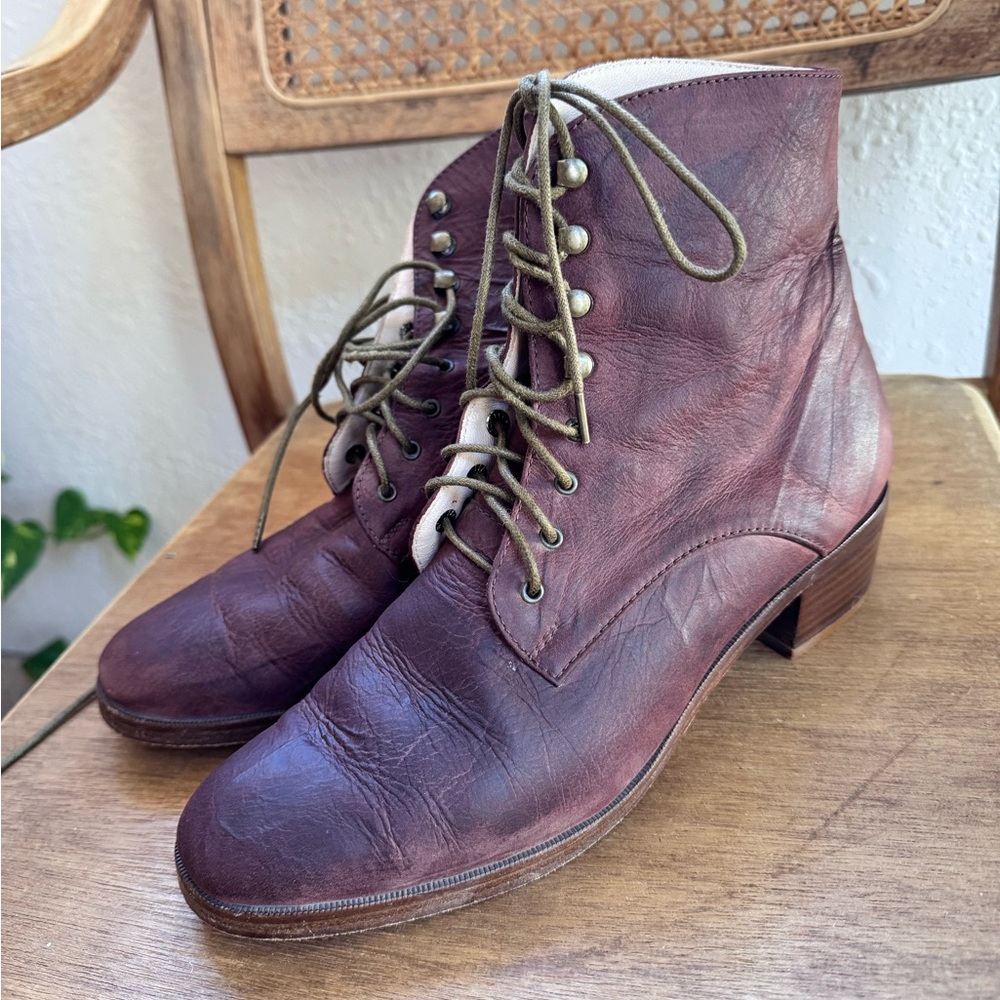 Christy Dawn “The Dawn” Booties Mahogany 10